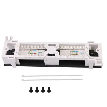 BQLZR Blank Mini Cat 6 12 Port Patch Panel rj45 Unshielded Surface Wall Mount 
BQLZR Blank Mini Cat 6 12 Port Patch Panel rj45 Unshielded Surface Wall Mount