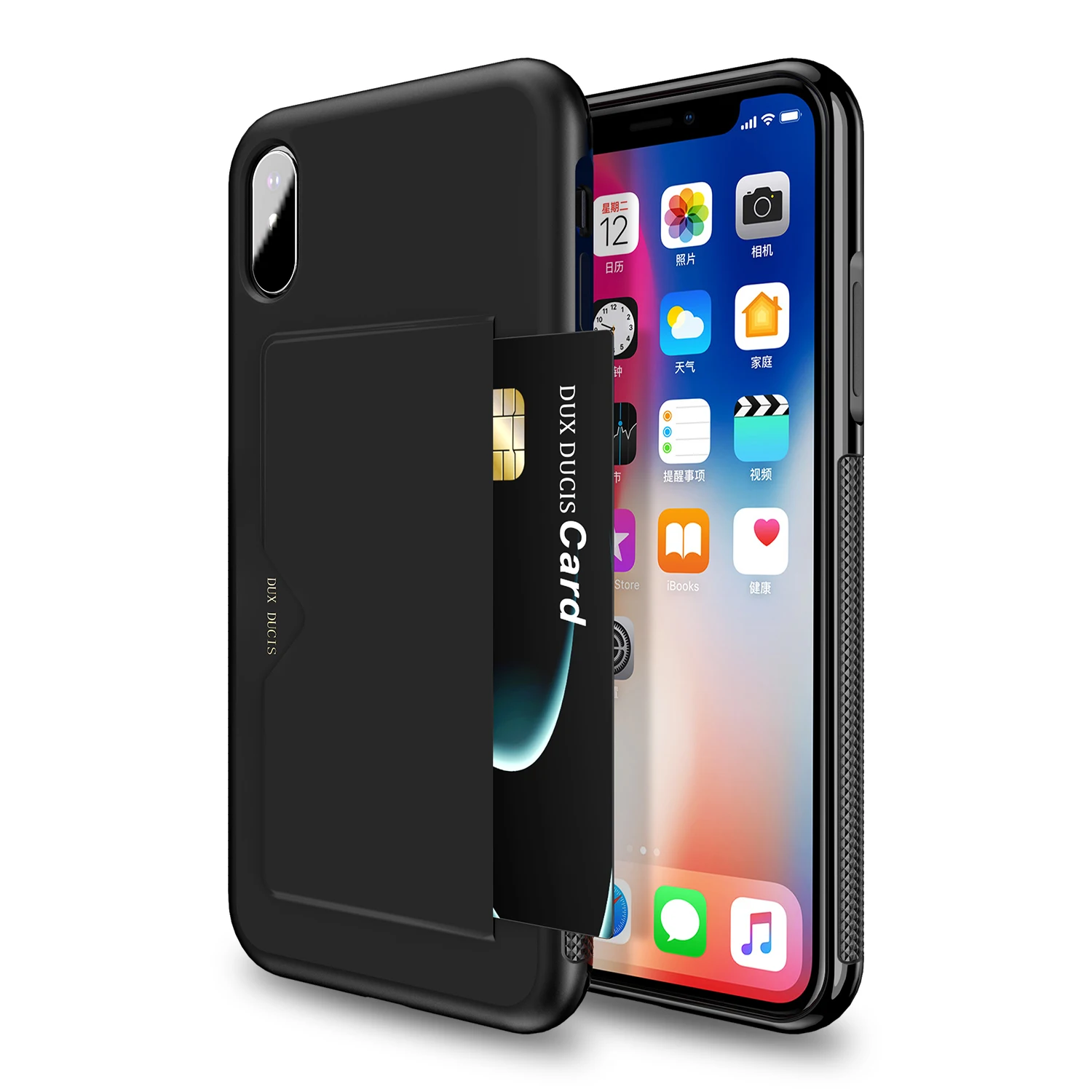 DUX DUCIS Card Holder Leather Back Case For Iphone X XS Max XR Case Luxury Business Anti-knock Cover For Iphone 11 Pro 11Pro Max
DUX DUCIS Card Holder Leather Back Case For Iphone X XS Max XR Case Luxury Business Anti-knock Cover For Iphone 11 Pro 11Pro Max