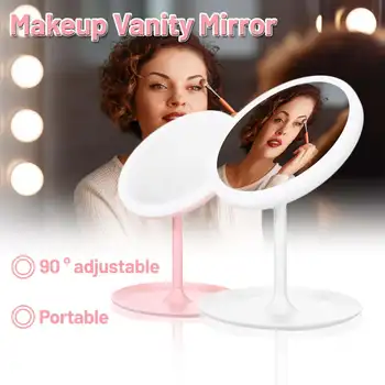 Portable Makeup Mirror Vanity Table Mirror 90 Degrees Rotation Tabletop Beauty Cosmetic Mirror Decoration For Bedroom Travel
Portable Makeup Mirror Vanity Table Mirror 90 Degrees Rotation Tabletop Beauty Cosmetic Mirror Decoration For Bedroom Travel