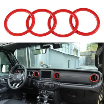 4pcs Dashboard Panel Air Condition Air Vent Outlet Ring Cover Trim Decoration for Jeep Wrangler Jl 2018 2019 Car Styling Sticker
4pcs Dashboard Panel Air Condition Air Vent Outlet Ring Cover Trim Decoration for Jeep Wrangler Jl 2018 2019 Car Styling Sticker