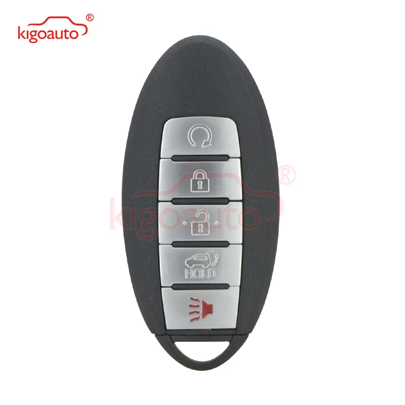 

KIGOAUTO Smart Remote Key 433mhz ID46 Chip CWTWB1G744 for Nissan Armada Infiniti QX80 2014-2018 5Button 285E3-1LA5A 285E3-1LB5A