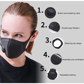 man and women Face Mask face cover Sponge antibacterial mask breathing valve mask dust-proof breathable washable sport masks 
man and women Face Mask face cover Sponge antibacterial mask breathing valve mask dust-proof breathable washable sport masks