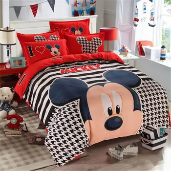Black White Mickey Mouse Bed Linens Twin Size Bedding Set for Kids Bedroom Decor Children's Quilt Duvet Covers Queen 3/4 pieces
Black White Mickey Mouse Bed Linens Twin Size Bedding Set for Kids Bedroom Decor Children's Quilt Duvet Covers Queen 3/4 pieces