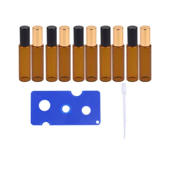 10PCS 10ML Glass Essential Oils Roller Ball Bottles Empty Perfume Roller Bottles with Opener Dropper
10PCS 10ML Glass Essential Oils Roller Ball Bottles Empty Perfume Roller Bottles with Opener Dropper