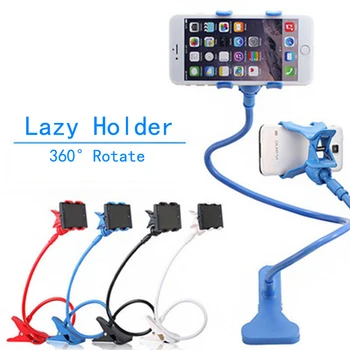 360 Degree Rotate Universal Lazy Mobile Phone Stand Holder Stents Flexible Bed Desk Table Clip Bracket for Phone Flexible Holder
360 Degree Rotate Universal Lazy Mobile Phone Stand Holder Stents Flexible Bed Desk Table Clip Bracket for Phone Flexible Holder