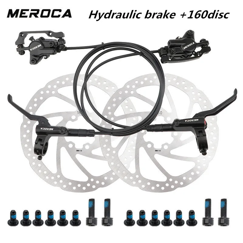 1 pair of mountain bike hydraulic disc brakes for 26/27 inch mountain bike with conversion seat bicycle brake parts
1 pair of mountain bike hydraulic disc brakes for 26/27 inch mountain bike with conversion seat bicycle brake parts