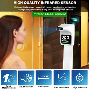 Forehead thermometer The new infrared fixed non-contact multifunctional quickly measures body temperature in 1 second термометр
Forehead thermometer The new infrared fixed non-contact multifunctional quickly measures body temperature in 1 second термометр