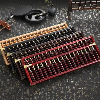 Wooden Frame Classic Ancient Calculator Abacus Rivets Design Bead Toy Develop Kid's Mathematics Abacus Intelligence 
Wooden Frame Classic Ancient Calculator Abacus Rivets Design Bead Toy Develop Kid's Mathematics Abacus Intelligence