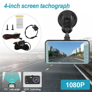 4" 1080P G-sensor Dual Lens Touch Screen Car DVR Dash Cam Front and Rear Camera Auto Driving Recorder Dashcam
4" 1080P G-sensor Dual Lens Touch Screen Car DVR Dash Cam Front and Rear Camera Auto Driving Recorder Dashcam