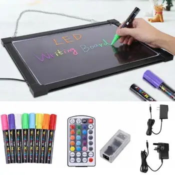 1set Magic LED Light Writing Board with Color Remote Control 8 LED Highlighter Creative Electronic Handwritten Advertising Board
1set Magic LED Light Writing Board with Color Remote Control 8 LED Highlighter Creative Electronic Handwritten Advertising Board