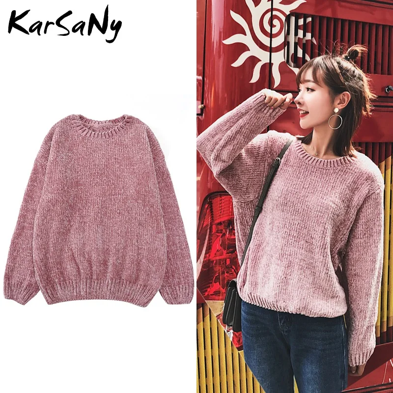 Winter Chenille Sweater Women Oversize Purple Knitted Sweaters Female Soft Autumn Winter Pullover Women Vintage Jumpers Sweater
Winter Chenille Sweater Women Oversize Purple Knitted Sweaters Female Soft Autumn Winter Pullover Women Vintage Jumpers Sweater