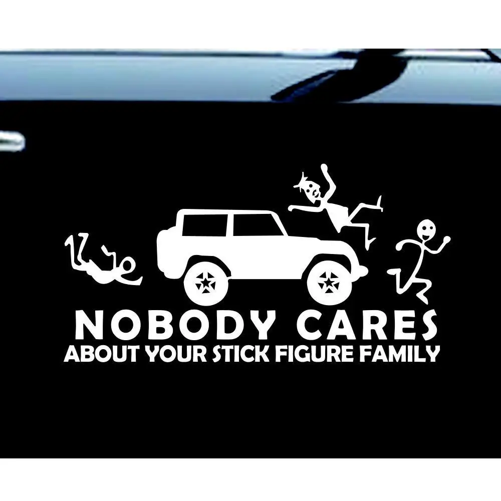 C04---NOBODY CARES ABOUT YOUR STICK FIGURE FAMILY for Apple Macbook Pro Air Retina Vinyl Notebook reflective car decal sticker
C04---NOBODY CARES ABOUT YOUR STICK FIGURE FAMILY for Apple Macbook Pro Air Retina Vinyl Notebook reflective car decal sticker