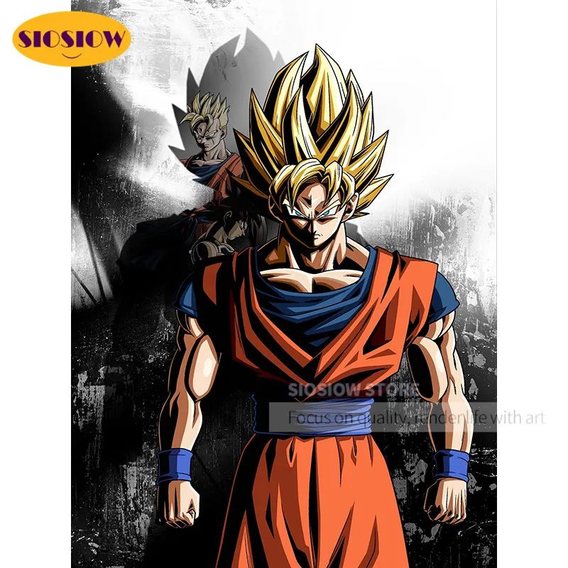 Full Drill 5D DIY Diamond Painting Goku Dragon Ball Action Figure 3D Daimond Mosaic Embroidery Square Boyfriend Gifts Decor Home
Full Drill 5D DIY Diamond Painting Goku Dragon Ball Action Figure 3D Daimond Mosaic Embroidery Square Boyfriend Gifts Decor Home