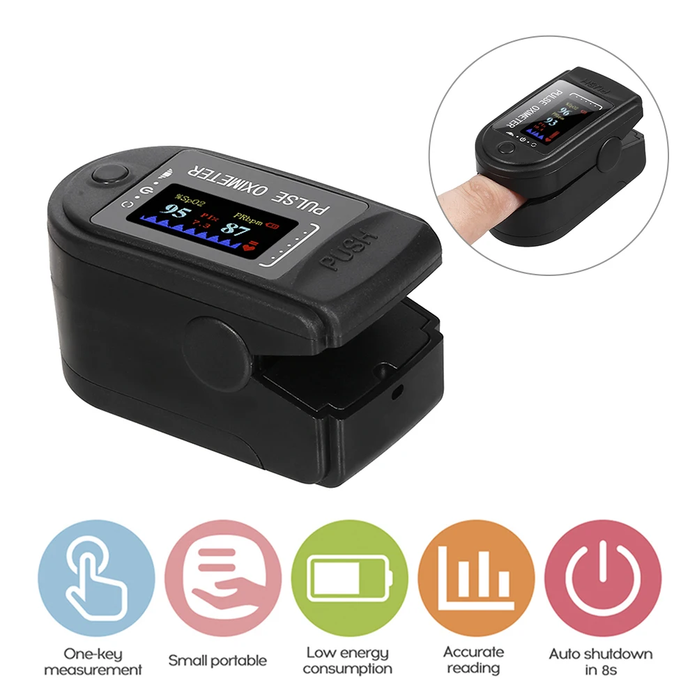 Digital Fingertip Pulse Oximeter Blood Oxygen Sensor Saturation LCD Mini SpO2 Monitor Pulse Rate Measurement Meter Home Sports
Digital Fingertip Pulse Oximeter Blood Oxygen Sensor Saturation LCD Mini SpO2 Monitor Pulse Rate Measurement Meter Home Sports