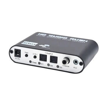 5.1 Audio Gear DTS AC-3 6CH Digital Audio Converter LPCM to 5.1 Analog Output 2.1 Digital Audio Decoder for DVD PC(EU Plug)
5.1 Audio Gear DTS AC-3 6CH Digital Audio Converter LPCM to 5.1 Analog Output 2.1 Digital Audio Decoder for DVD PC(EU Plug)