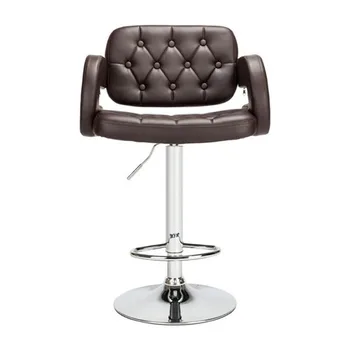 2pcs Adjustable High Type with Disk Armrest Square Backrest Button Design Bar Stools Coffee
2pcs Adjustable High Type with Disk Armrest Square Backrest Button Design Bar Stools Coffee