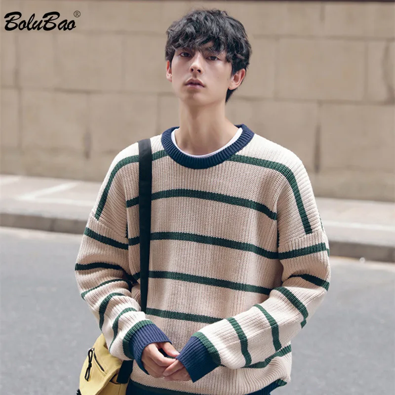 BOLUBAO Quality Brand Men Striped Sweater Autumn Winter New Men's O-Neck Pullover Sweater High Street Casual Sweaters Male
BOLUBAO Quality Brand Men Striped Sweater Autumn Winter New Men's O-Neck Pullover Sweater High Street Casual Sweaters Male