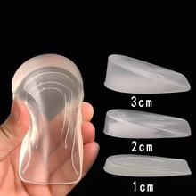 New 1 Pair Silicone Gel Heightening Shoe Pad Men Women Foot Care Protector Insoles Elastic Cushion Arch Support Insert Heel Pads
New 1 Pair Silicone Gel Heightening Shoe Pad Men Women Foot Care Protector Insoles Elastic Cushion Arch Support Insert Heel Pads
