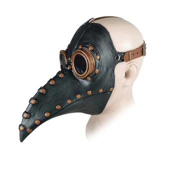 New Halloween Mask Plague Steam Beak Doctor Mask Festive Latex Leather Party Mask Supplies Face Masks Event Costume Props
New Halloween Mask Plague Steam Beak Doctor Mask Festive Latex Leather Party Mask Supplies Face Masks Event Costume Props