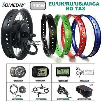 SOMEDAY 48V1500W Electric Bike Conversion Kit Snow Bike Rear Rotate BLDC Hub Motor 20 Inch Wheel for Fat Tire Bicycle
SOMEDAY 48V1500W Electric Bike Conversion Kit Snow Bike Rear Rotate BLDC Hub Motor 20 Inch Wheel for Fat Tire Bicycle