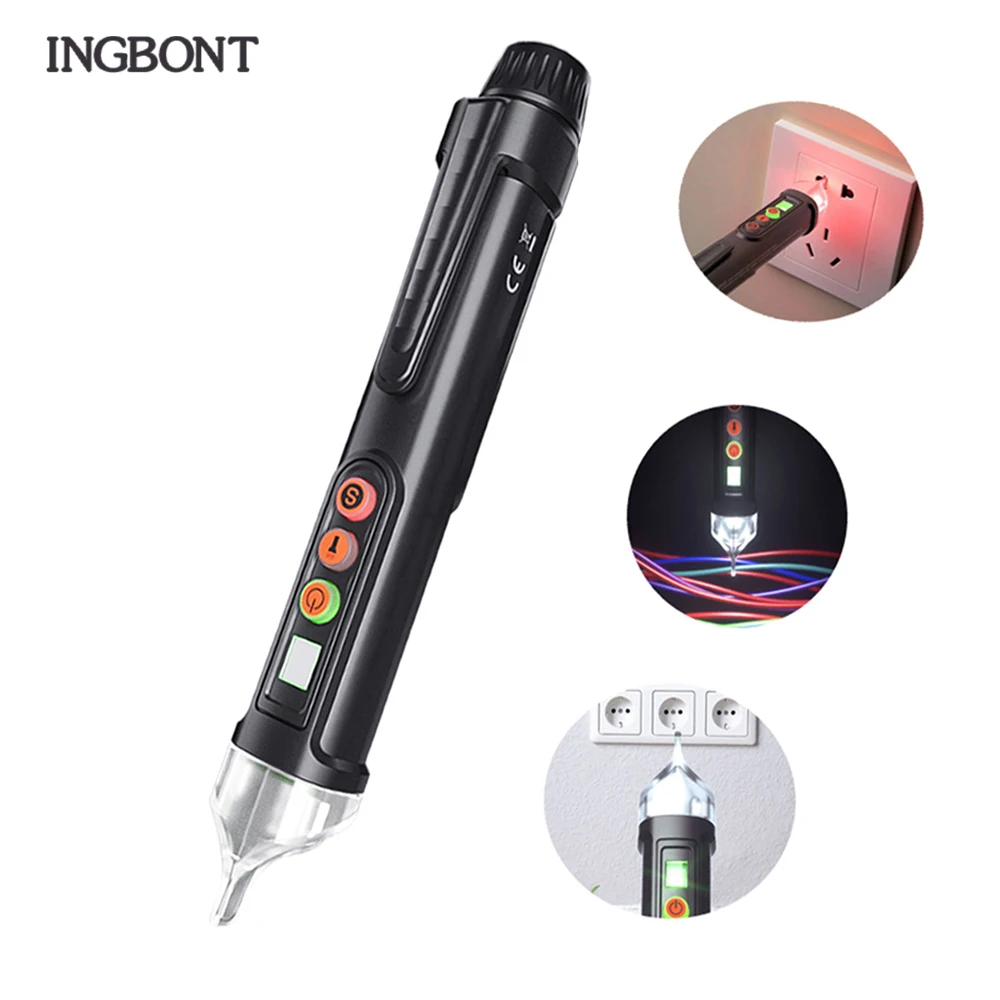 INGBONT Intelligent Non-Contact Pen Alarm AC/DC Auto Tachometer Voltage Detectors Tester Current Electric Sensor Test Pen Meter
INGBONT Intelligent Non-Contact Pen Alarm AC/DC Auto Tachometer Voltage Detectors Tester Current Electric Sensor Test Pen Meter