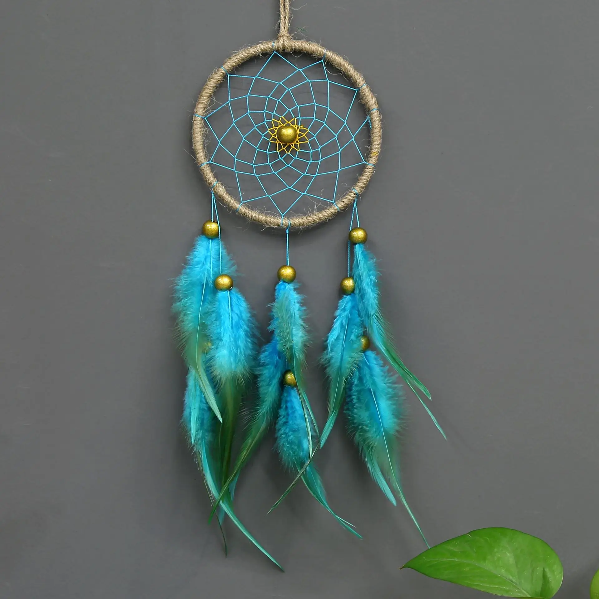 Original Indian Style Blue Dreamcatcher Home Wedding Wall Hanging Decoration Feather Wind Chime Handmade DIY Craft
Original Indian Style Blue Dreamcatcher Home Wedding Wall Hanging Decoration Feather Wind Chime Handmade DIY Craft