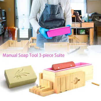 3/4pcs Soap Making Tools Set Adjustable Wooden Soap Cutter Box Stainless Steel Wax Soap Slicer Wavy Knifes Soap Making Kits
3/4pcs Soap Making Tools Set Adjustable Wooden Soap Cutter Box Stainless Steel Wax Soap Slicer Wavy Knifes Soap Making Kits