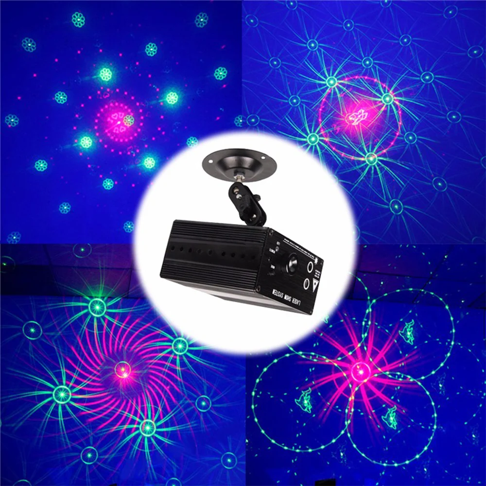 Hot New Mini LED Stage Light RGB 48 Patterns 4 Control Modes Sound Activated Projector Light with Remote Control for DJ Party
Hot New Mini LED Stage Light RGB 48 Patterns 4 Control Modes Sound Activated Projector Light with Remote Control for DJ Party