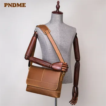 Natural crazy horse cowhide men's messenger bag simple casual vintage genuine leather daily work laptop single shoulder bag
Natural crazy horse cowhide men's messenger bag simple casual vintage genuine leather daily work laptop single shoulder bag
