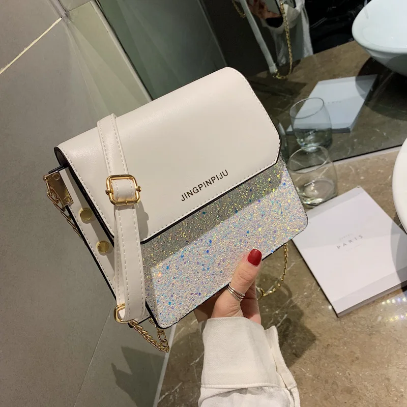 INS Super Fire Bag Women's 2019 New Style Korean-style Fashion And Personality Sequin Versatile Chain Shoulder Square Sling Bag
INS Super Fire Bag Women's 2019 New Style Korean-style Fashion And Personality Sequin Versatile Chain Shoulder Square Sling Bag