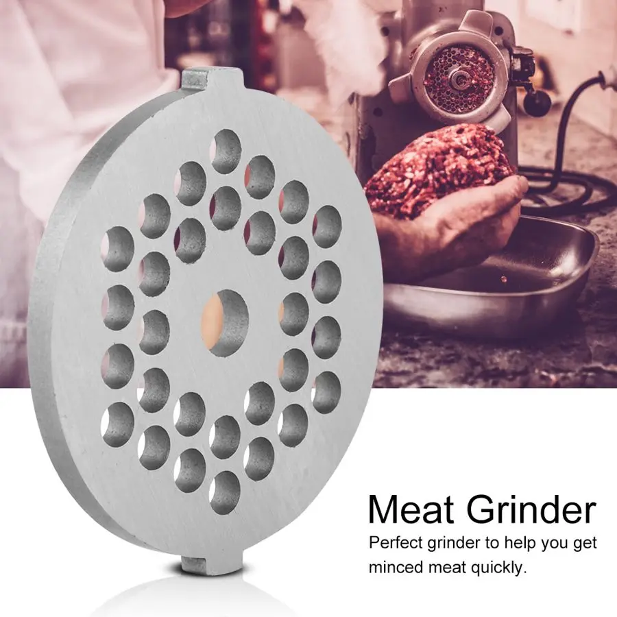 Description Picture 5 of item5mm/7mm Hole Meat Grinder Parts Kitchen Appliance Meat Grinder Crusher Mincer Plate Disc Knife