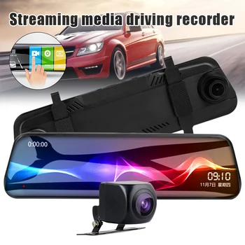 Car Dash Cam Rear-cam Smart Mirror Full Touches Screen 10-Inch Streaming Media Rearview Mirror Driving Recorder NJ88
Car Dash Cam Rear-cam Smart Mirror Full Touches Screen 10-Inch Streaming Media Rearview Mirror Driving Recorder NJ88