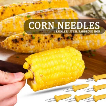 6/8/10/12pcs Corn On The Cob Skewers BBQ Sweetcorn Holder Fork Home Party Cooking Corn On The Cob Holders BBQ Twin Prong Fork
6/8/10/12pcs Corn On The Cob Skewers BBQ Sweetcorn Holder Fork Home Party Cooking Corn On The Cob Holders BBQ Twin Prong Fork