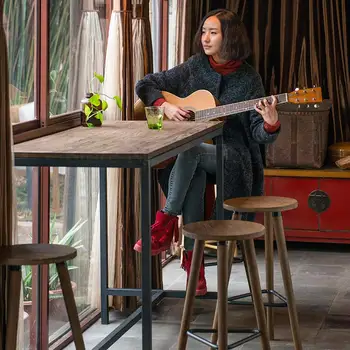 Solid Wood Bar Chair High Stool Bar Chair Simple Modern Bar Cafe Business Bar Stool
Solid Wood Bar Chair High Stool Bar Chair Simple Modern Bar Cafe Business Bar Stool