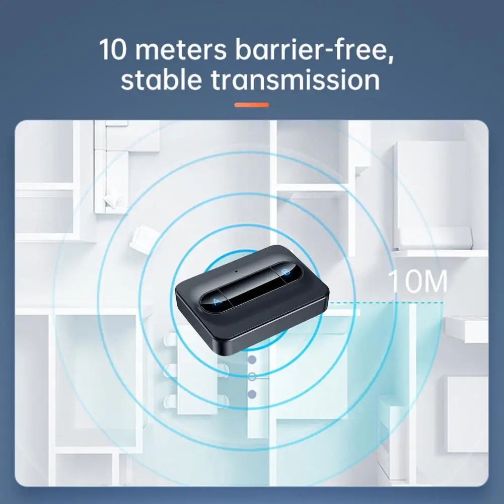 Rectangle Compact Fast Connection BT 5.0 Adapter Converter ABS Audio Transmitter for Auto | Компьютеры и офис