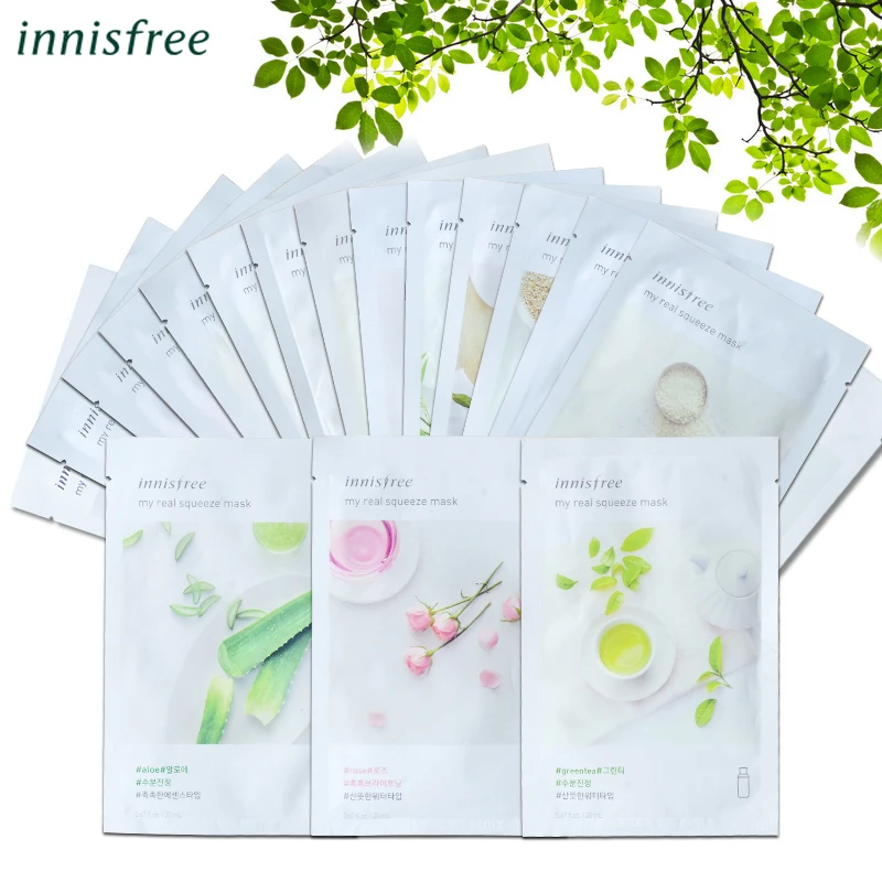 NEW innisfree It's Real Squeeze Mask Moisturizing Oil-control Sheet Mask Anti-Aging Smooth Skin Korea Cosmetics Facial Mask
NEW innisfree It's Real Squeeze Mask Moisturizing Oil-control Sheet Mask Anti-Aging Smooth Skin Korea Cosmetics Facial Mask