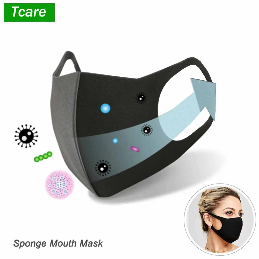 1Pcs Black Sponge Mouth Mask Unisex Face Mask Reusable Anti Pollution Shield Wind Proof Mouth Cover for Coronavirus 2019-nCoV
1Pcs Black Sponge Mouth Mask Unisex Face Mask Reusable Anti Pollution Shield Wind Proof Mouth Cover for Coronavirus 2019-nCoV