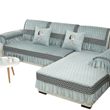 Non-slip Crystal Fleece Sofa Cover Sofa Slipcover Four Seasons Non-slip Quilted Corner Sectional Sofa Cover L-shaped Slipcover
Non-slip Crystal Fleece Sofa Cover Sofa Slipcover Four Seasons Non-slip Quilted Corner Sectional Sofa Cover L-shaped Slipcover