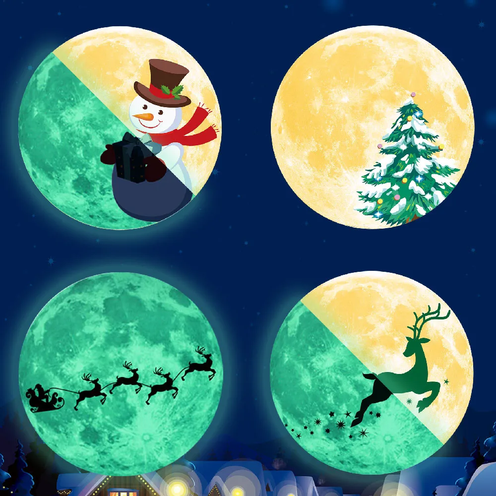 3D Christmas Luminous Moon Deer Wall Sticker Glow In The Dark Bed Wall Sticker For Kids Rooms Muursticker Wall Decor Stickers
3D Christmas Luminous Moon Deer Wall Sticker Glow In The Dark Bed Wall Sticker For Kids Rooms Muursticker Wall Decor Stickers