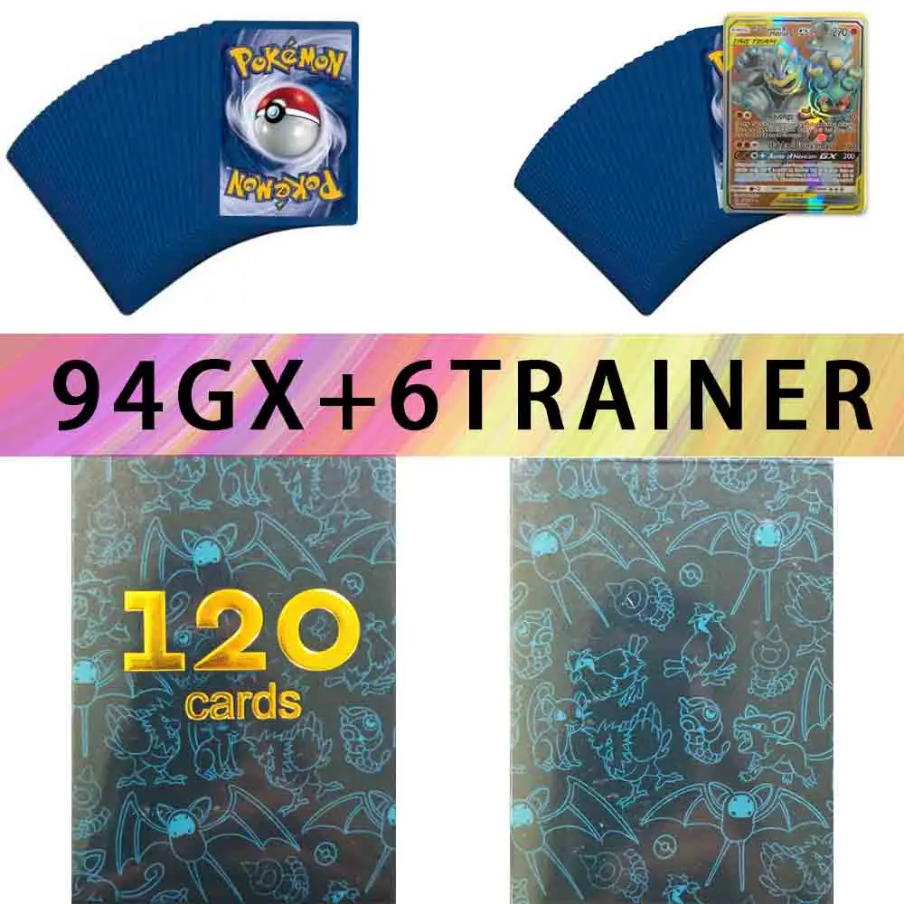 120 Pcs TAKARA TOMY Box Pokemon Card TAG TEAM New Version Style Trading Cards Game Collection Kids Toys
120 Pcs TAKARA TOMY Box Pokemon Card TAG TEAM New Version Style Trading Cards Game Collection Kids Toys
