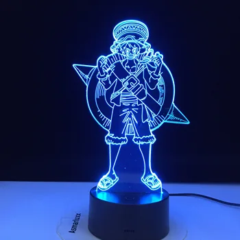Luffy ONE PIECE Monkey D. Luffy Figure Kids Night Light Led Battery Powered Touch Sensor 3D Lamp Nightlight for Home Decor
Luffy ONE PIECE Monkey D. Luffy Figure Kids Night Light Led Battery Powered Touch Sensor 3D Lamp Nightlight for Home Decor