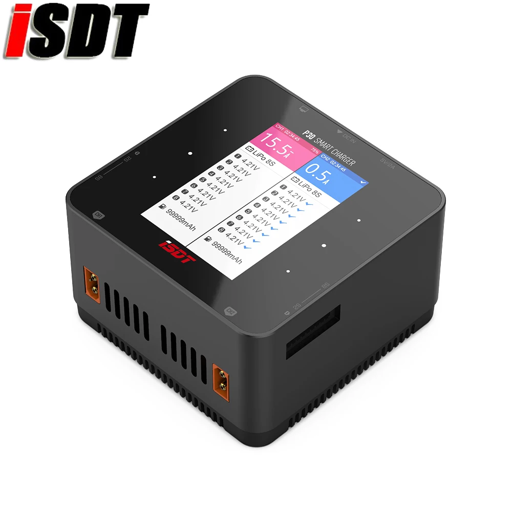 ISDT P30 Dual Balance Charger Signal Channel MAX 1500W 50A For RC Car Airplane Racing Drone Helicopter 2-8S Lipo LiFe Battery
ISDT P30 Dual Balance Charger Signal Channel MAX 1500W 50A For RC Car Airplane Racing Drone Helicopter 2-8S Lipo LiFe Battery