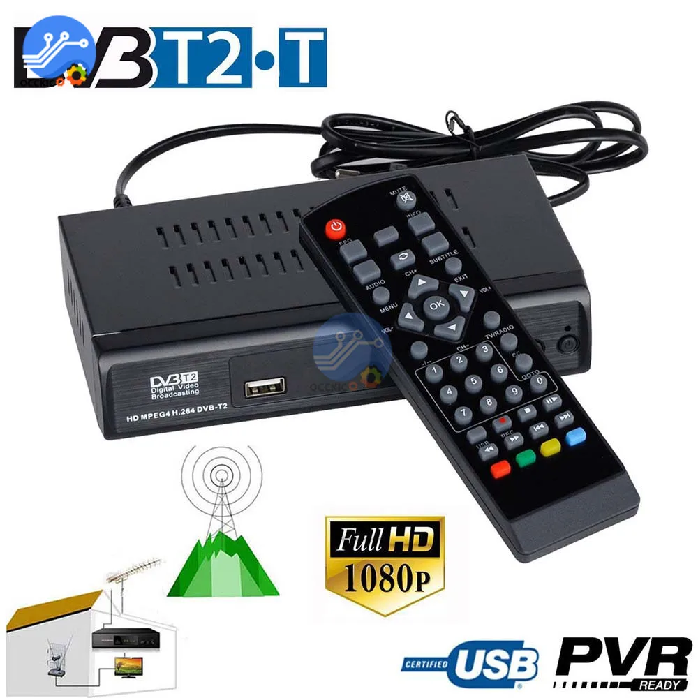 USB2.0 DVB T2 Satellite TV Receiver Tuner Full-HD 1080P Digital TV Box Support MPEG4 H.264 Tuner Receiver Satellite Decoder
USB2.0 DVB T2 Satellite TV Receiver Tuner Full-HD 1080P Digital TV Box Support MPEG4 H.264 Tuner Receiver Satellite Decoder
