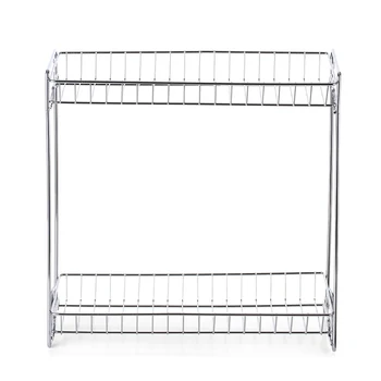 2-Tier Spice Rack Standing Rack Bottle Shelf Holder Chrome Kitchen Bathroom Countertop Storage Organizer
2-Tier Spice Rack Standing Rack Bottle Shelf Holder Chrome Kitchen Bathroom Countertop Storage Organizer