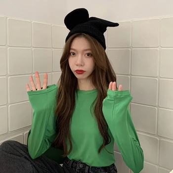 PX2633 2020 new slim all-match T-shirt top women
PX2633 2020 new slim all-match T-shirt top women