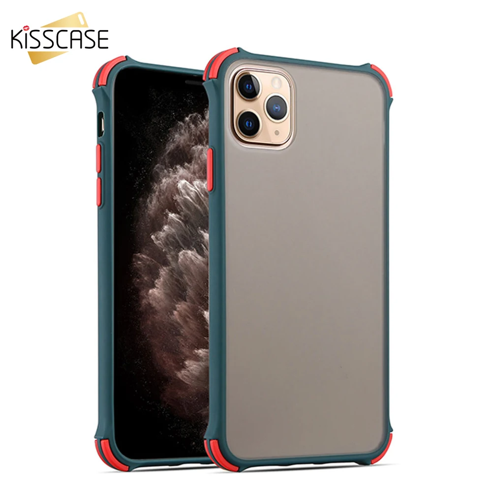KISSCASE Shockproof Case For iPhone 11 7 XR XS Max X Soft Edge Bumper For iPhone 11 Pro Max 6/6S/7/8 Plus Matte Back Cover Coque
KISSCASE Shockproof Case For iPhone 11 7 XR XS Max X Soft Edge Bumper For iPhone 11 Pro Max 6/6S/7/8 Plus Matte Back Cover Coque