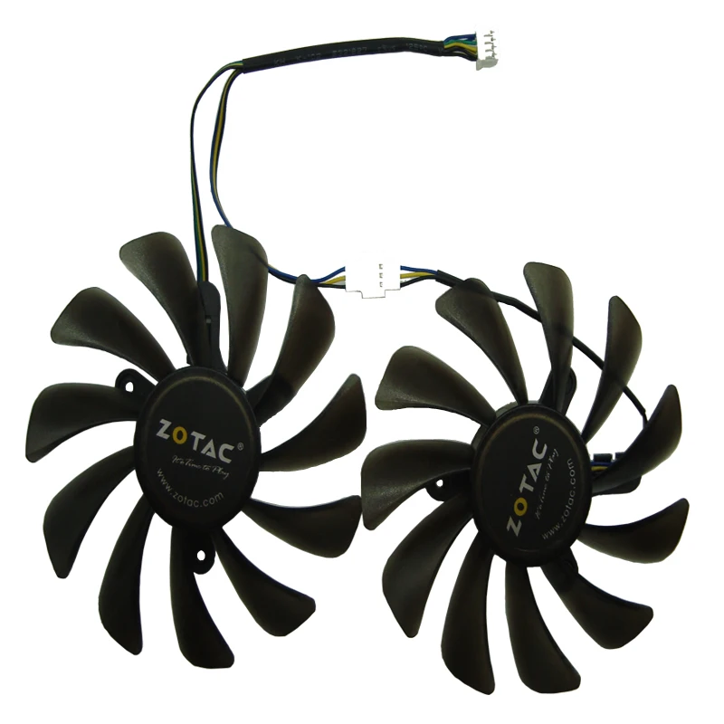 2 шт./компл. 95 мм GAA8S2U GTX 1070Ti/1080Ti GPU VGA кулер вентилятор для ZOTAC GeForce GTX1070Ti GTX1080Ti AMP Core