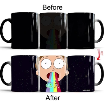 Drop Shipping 1Pcs New 350ml Creative Cartoon Magic Rick and Morty Color Changing Mugs Morning Milk Coffee Tea Ceramic Cups
Drop Shipping 1Pcs New 350ml Creative Cartoon Magic Rick and Morty Color Changing Mugs Morning Milk Coffee Tea Ceramic Cups