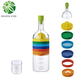 Duolvqi 8 Function In 1 Vegetable fruit Slicer Bottle Multifunctional Funnel Slicer Grater Squeezer Egg Separator Can Opener
Duolvqi 8 Function In 1 Vegetable fruit Slicer Bottle Multifunctional Funnel Slicer Grater Squeezer Egg Separator Can Opener