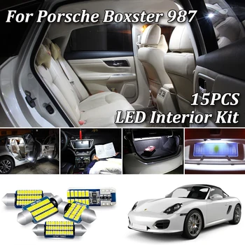 15Pcs White Canbus led Car interior lights Kit For Porsche Boxster Spyder RS 987 LED Interior lighting kit (2005-2012)
15Pcs White Canbus led Car interior lights Kit For Porsche Boxster Spyder RS 987 LED Interior lighting kit (2005-2012)